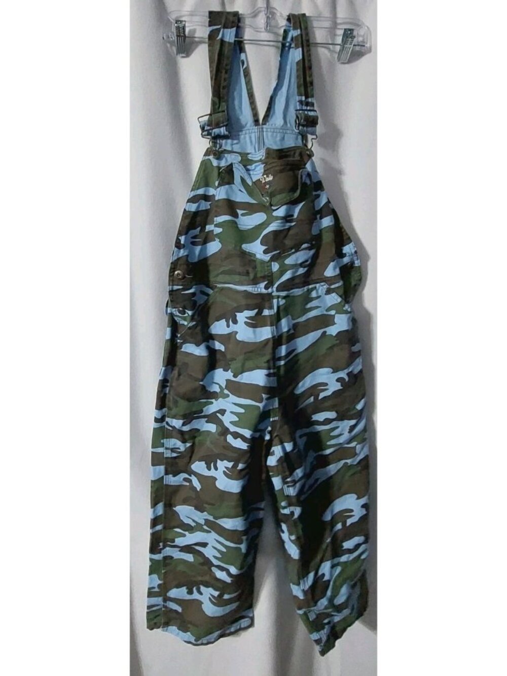 WALLS Overalls Youth Size Medium Cowgirl Ranch Wear Camouflage 100% Cotton